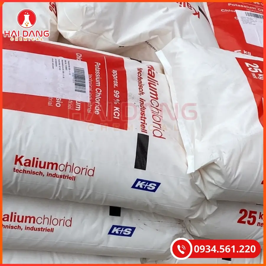 Kalium Chlorid KCl 99% Đức 25kg/bao Tại Quảng Ninh