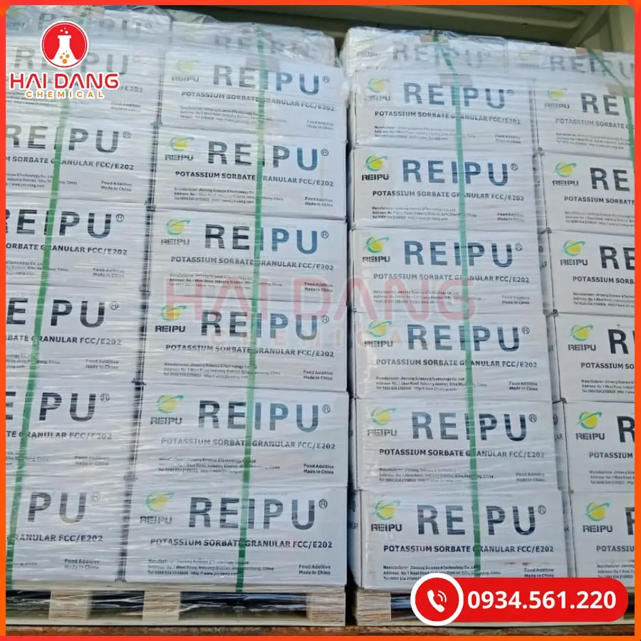 Potassium Sorbate 25kg/thùng Reipu - Trung Quốc Tại Quảng Ninh