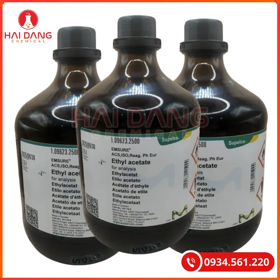 Ethyl acetate C4H8O2 Merck 2,5L Tại Quảng Ninh