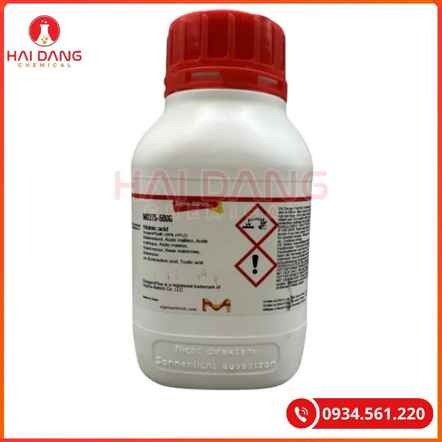 Maleic acid C4H4O4 Sigma 500g Tại Quảng Ninh