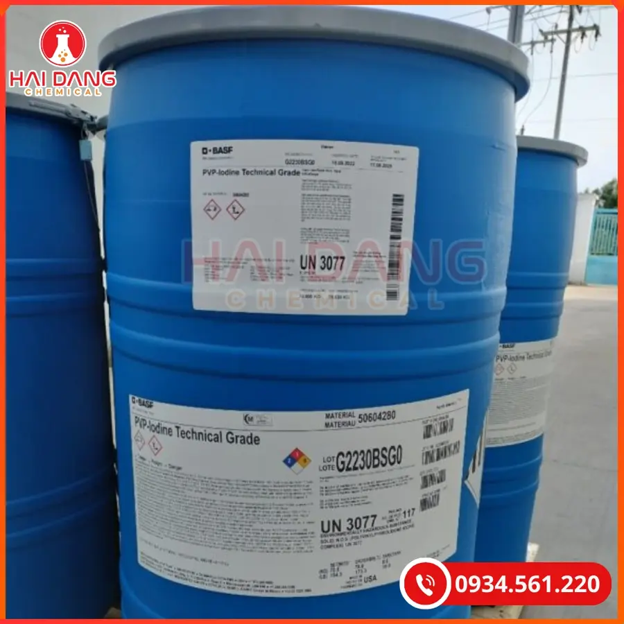 Pvp Iodine Technical Grade 70kg/thùng Tại Quảng Ninh