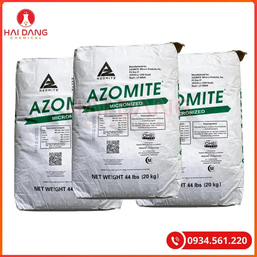 Azomite Mỹ 20kg/bao Tại Quảng Ninh