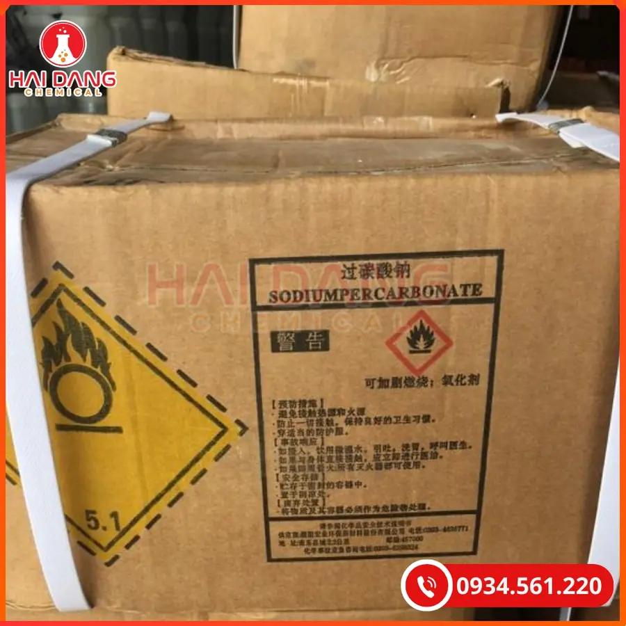 Oxi Viên Sodium Percarbonate 25kg/bao Tại Quảng Ninh