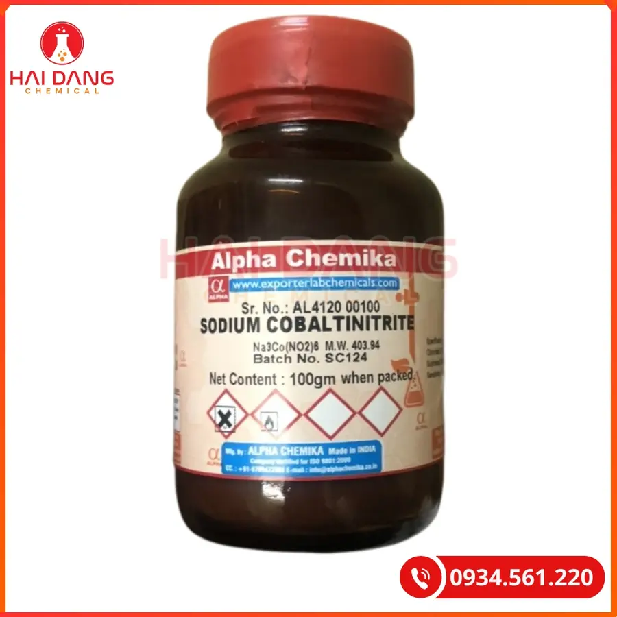Sodium dichloroisocyanurate C3Cl2N3NaO3 Alpha chemika 250g Tại Quảng Ninh