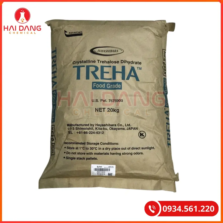 Đường Trehalose 25kg/bao Nhật Bản Tại Quảng Ninh