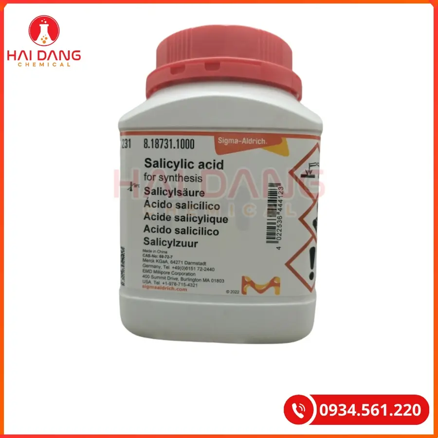 Salicylic acid (C7H6O3) Merck 1kg Tại Quảng Ninh