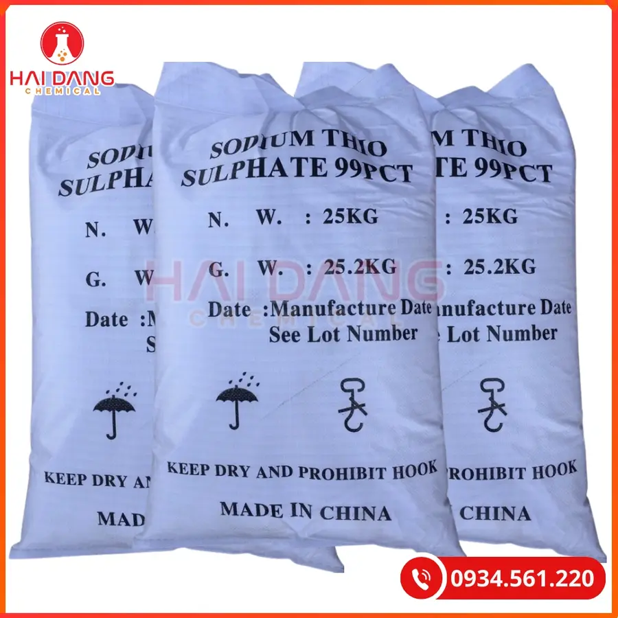 Sodium Thiosulfate 25kg/bao Na2S2O3.5H2O Tại Quảng Ninh
