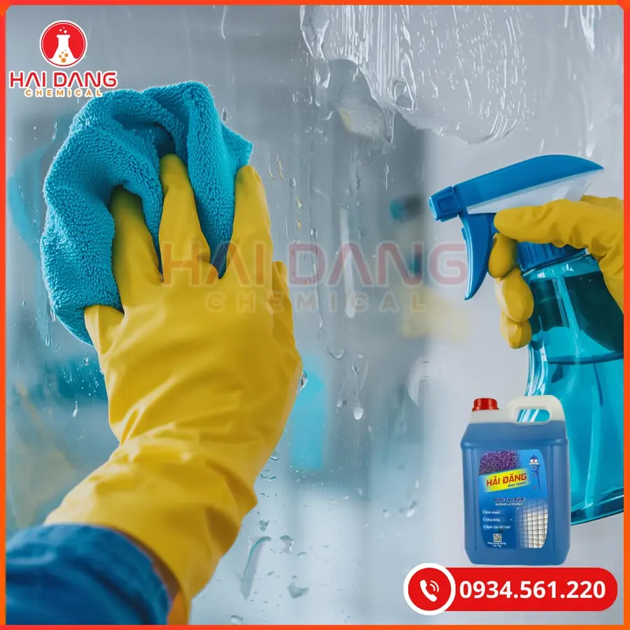Nước Lau Kính Hương Lavender Hải Đăng Can 10L Tại Quảng Ninh