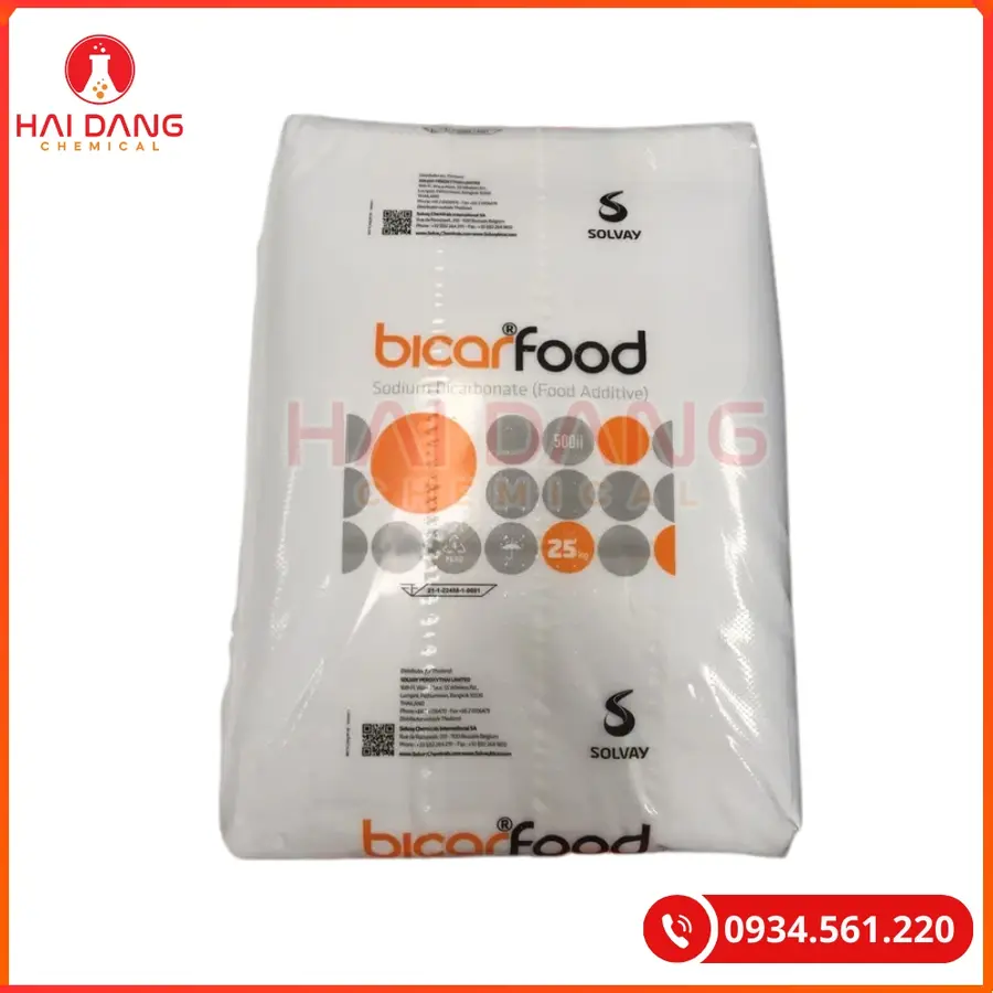 Baking Soda NaHCO3 25kg/bao Ý Sodium Bicarbonate Tại Quảng Ninh