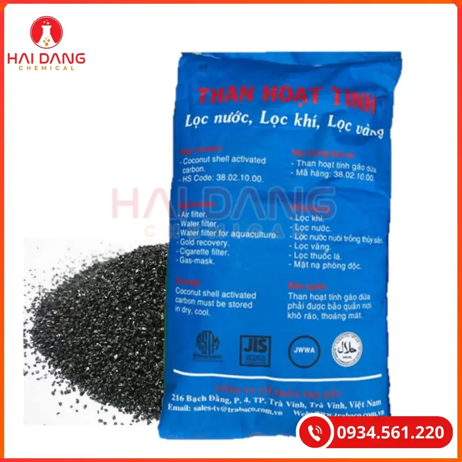 Than hoạt tính TB2 Việt Nam 25kg/bao Tại Quảng Ninh