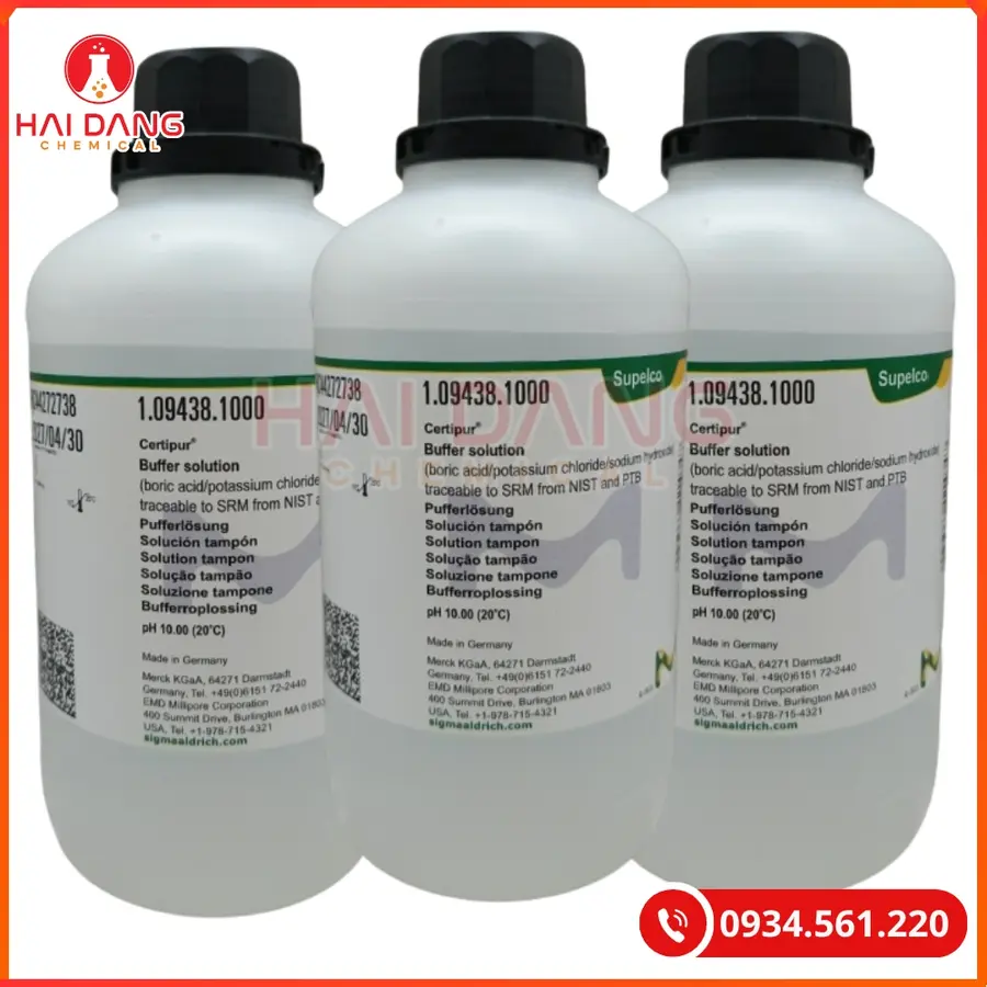Dung dịch chuẩn pH 10 Merck 1L Tại Quảng Ninh