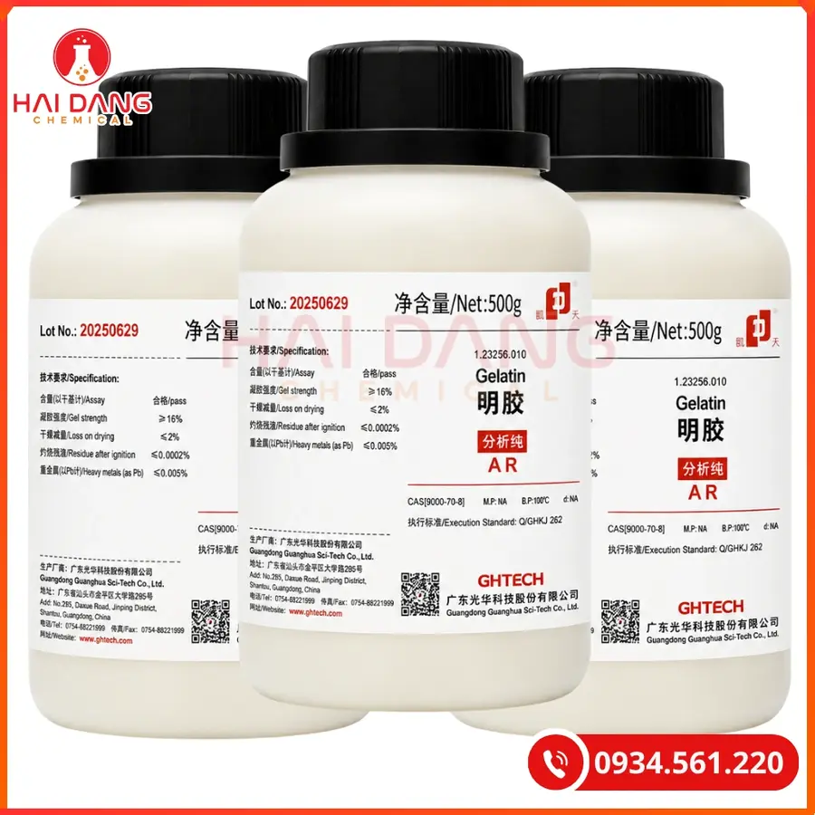 Gelatin Ghtech 500g Tại Quảng Ninh