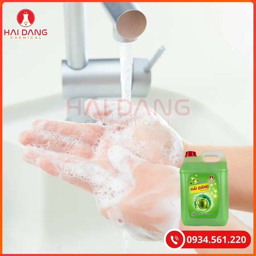 Sữa Rửa Tay Hải Đăng Hương Táo Việt Nam Can 10L Tại Quảng Ninh