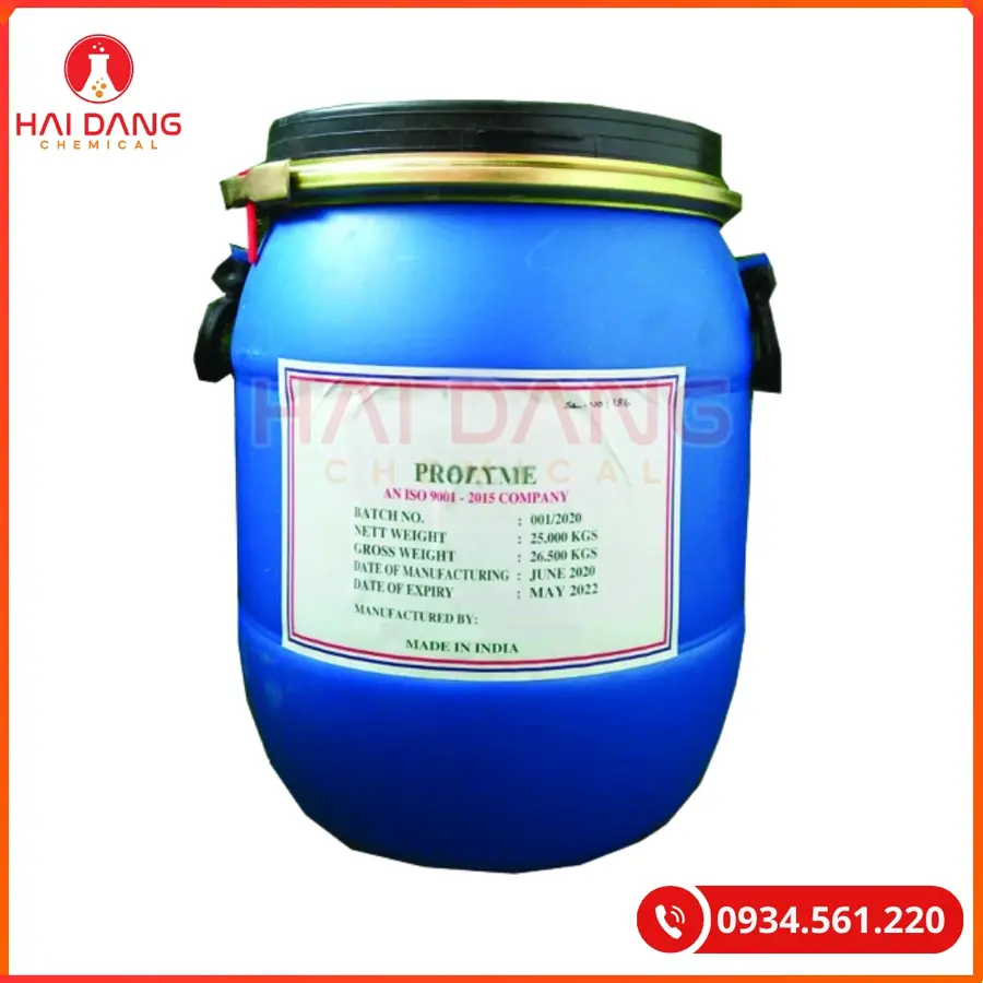 Prozyme Enzyme 25kg/thùng Tại Quảng Ninh
