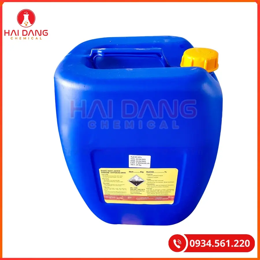 Javen 7-12% NaCLO Việt Nam Tại Quảng Ninh