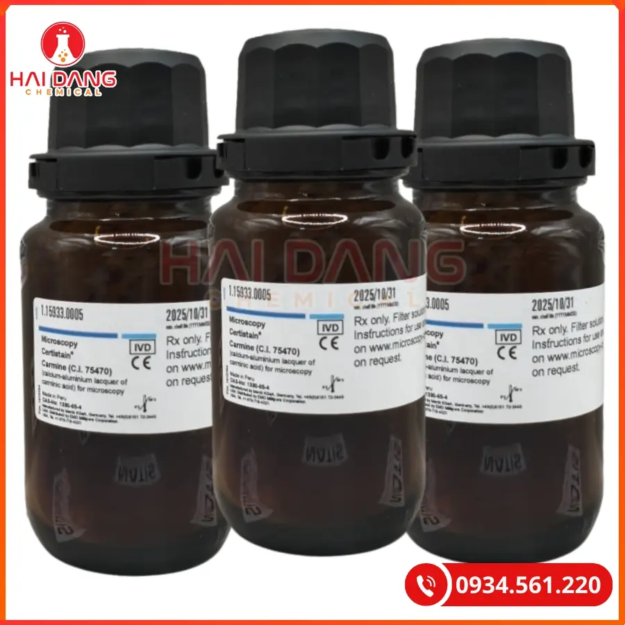 Carmine C22H20O13Ca Merck 5g Tại Quảng Ninh