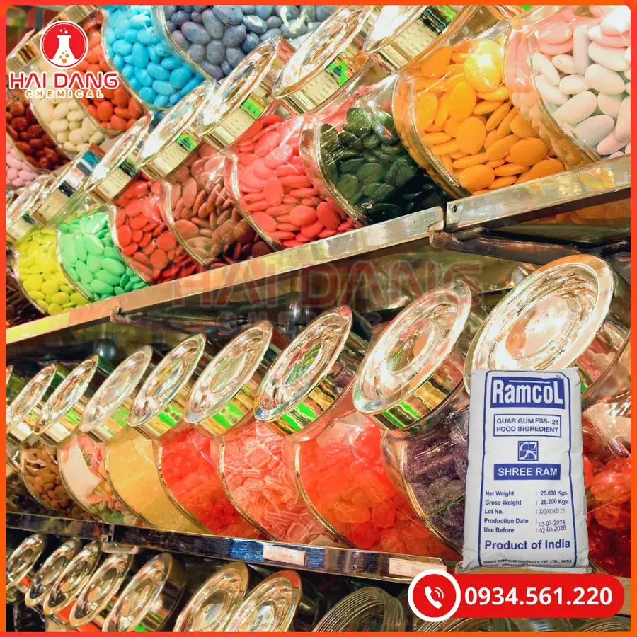 Guar Gum E412 25kg/bao Trung Quốc Tại Quảng Ninh