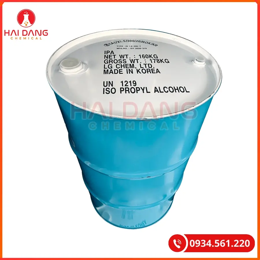 Isopropyl Alcohol IPA Hàn Quốc 160Kg/Phuy Tại Quảng Ninh