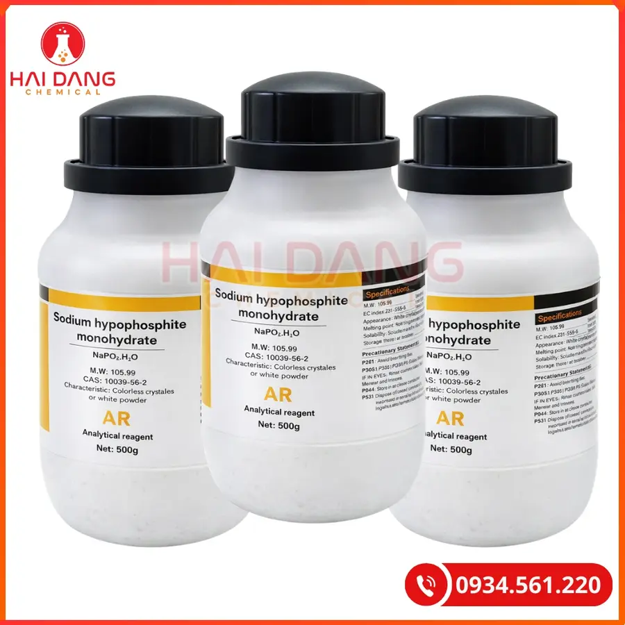 Sodium hypophosphite (NaH2PO2·H2O) Xilong 500g Tại Quảng Ninh