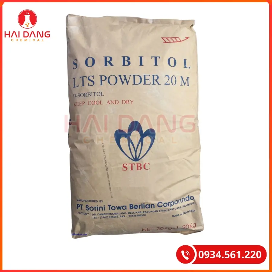 Sorbitol C6H14O6 20kg/bao Indonesia Tại Quảng Ninh