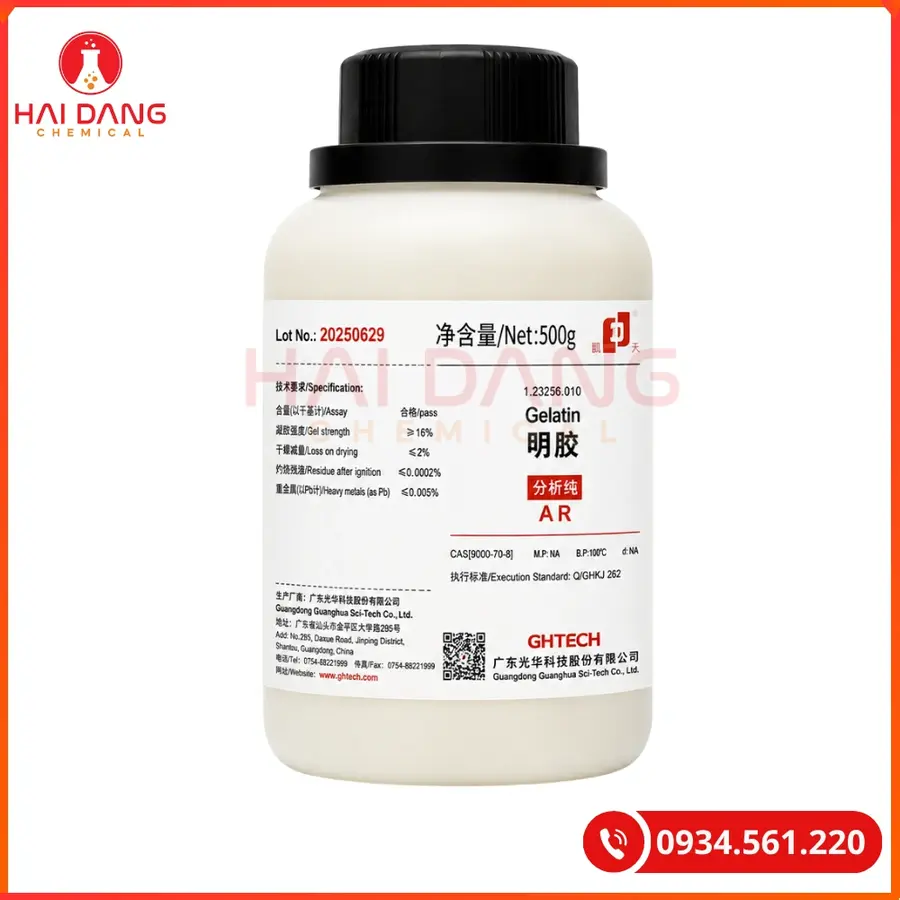 Gelatin Ghtech 500g Tại Quảng Ninh