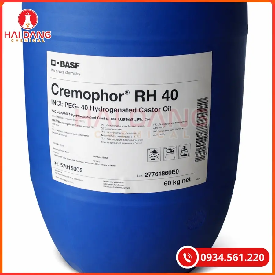 Cremophor RH40 Đức 25Kg Tại Quảng Ninh