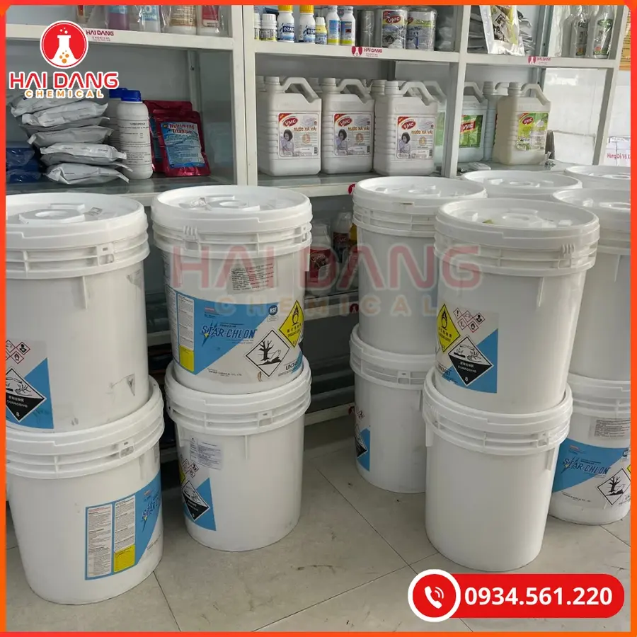 Clorine Nankai Ca(ClO)2 Nhật Bản 45kg/thùng Tại Quảng Ninh