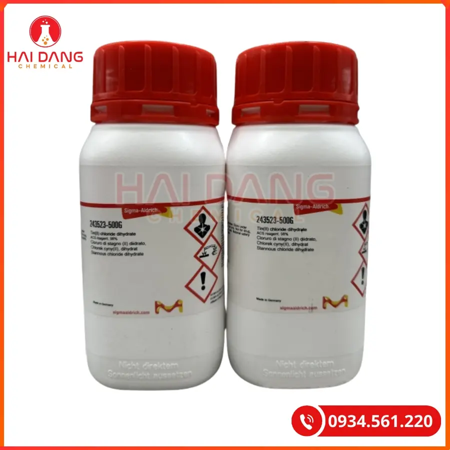 Tin (II) chloride dihydrate SnCl2·2H2O Sigma 500g Tại Quảng Ninh