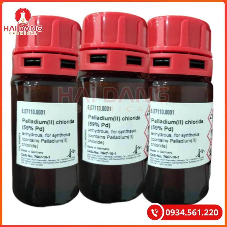 Palladium(II) chloride  PdCl2 Sigma 1g Tại Quảng Ninh
