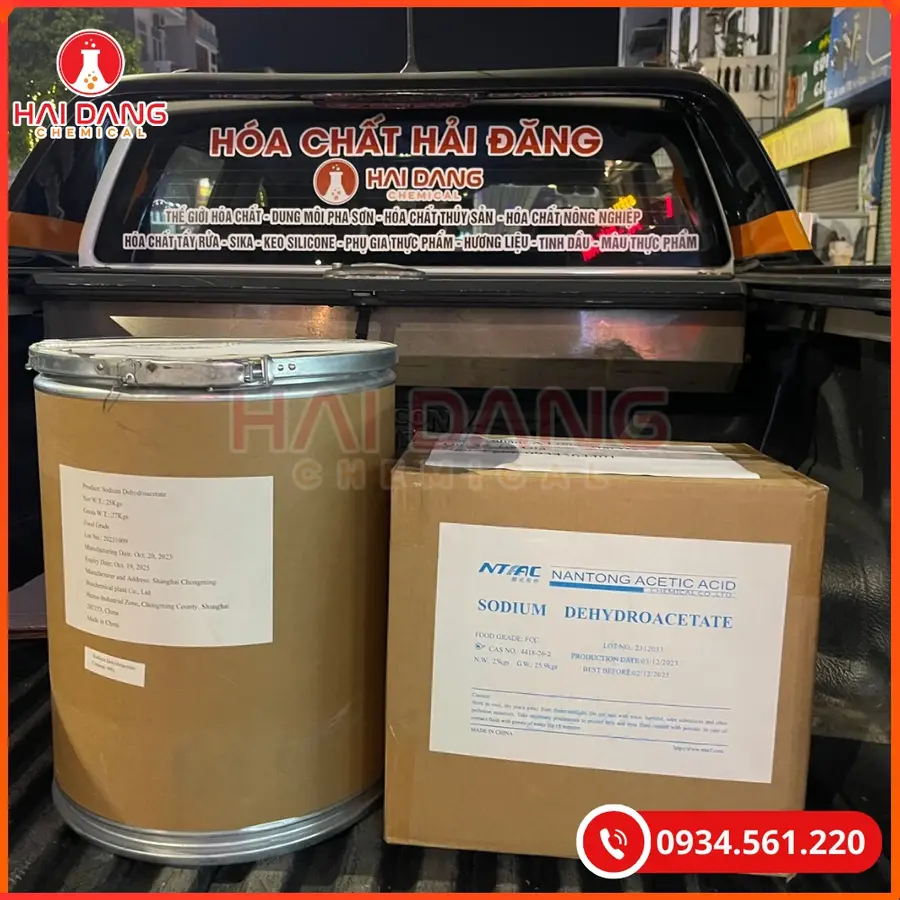 Sodium Dehydroacetate E266 25kg/thùng Trung Quốc Tại Quảng Ninh