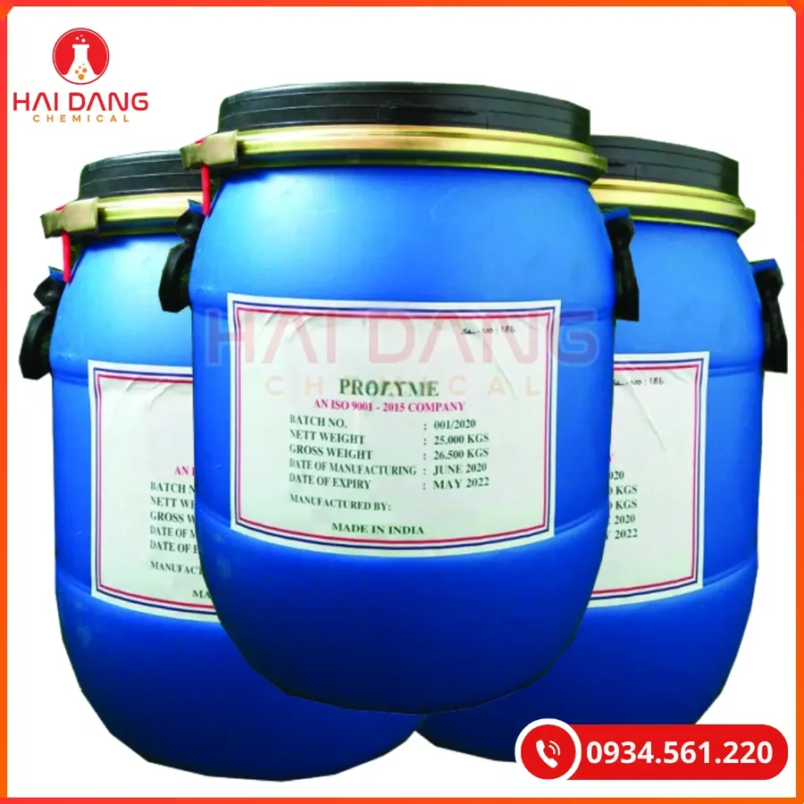 Prozyme Enzyme 25kg/thùng Tại Quảng Ninh
