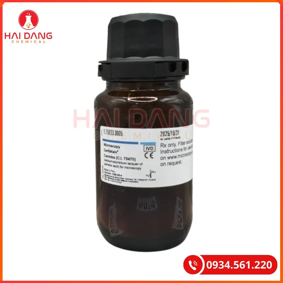 Carmine C22H20O13Ca Merck 5g Tại Quảng Ninh