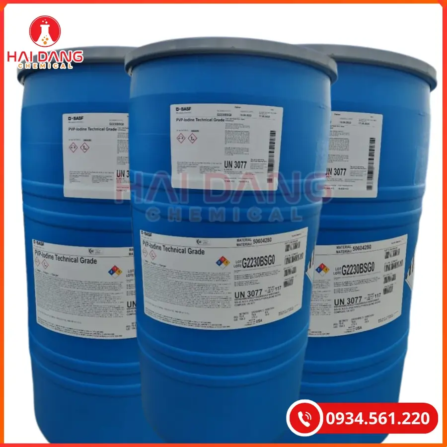 Pvp Iodine Technical Grade 70kg/thùng Tại Quảng Ninh