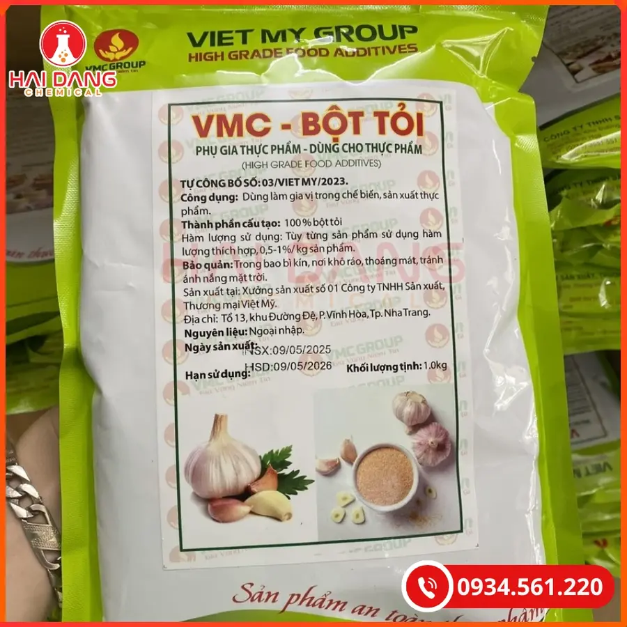 Bột Tỏi Vmc 1kg/túi Tại Quảng Ninh