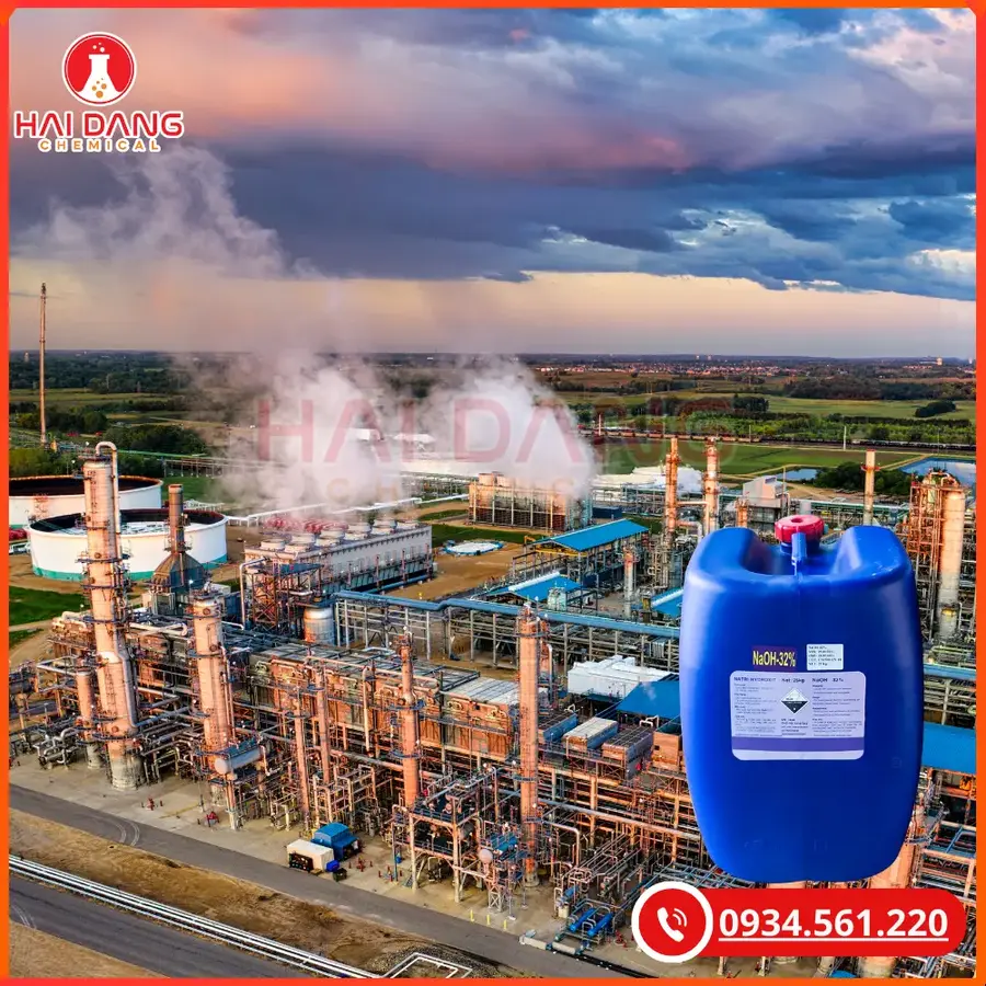 Xút lỏng Naoh 32%-45% Tại Quảng Ninh