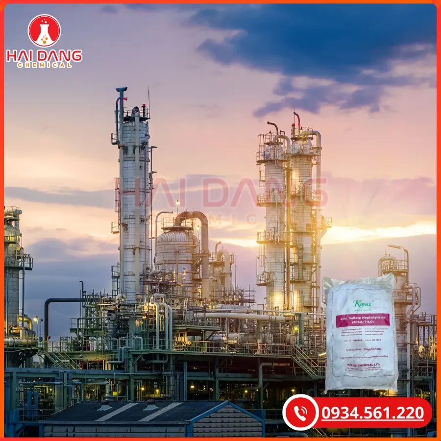 Zinc Sulphate Heptahydrate ZnSO4.7H2O 25kg/bao Tại Quảng Ninh