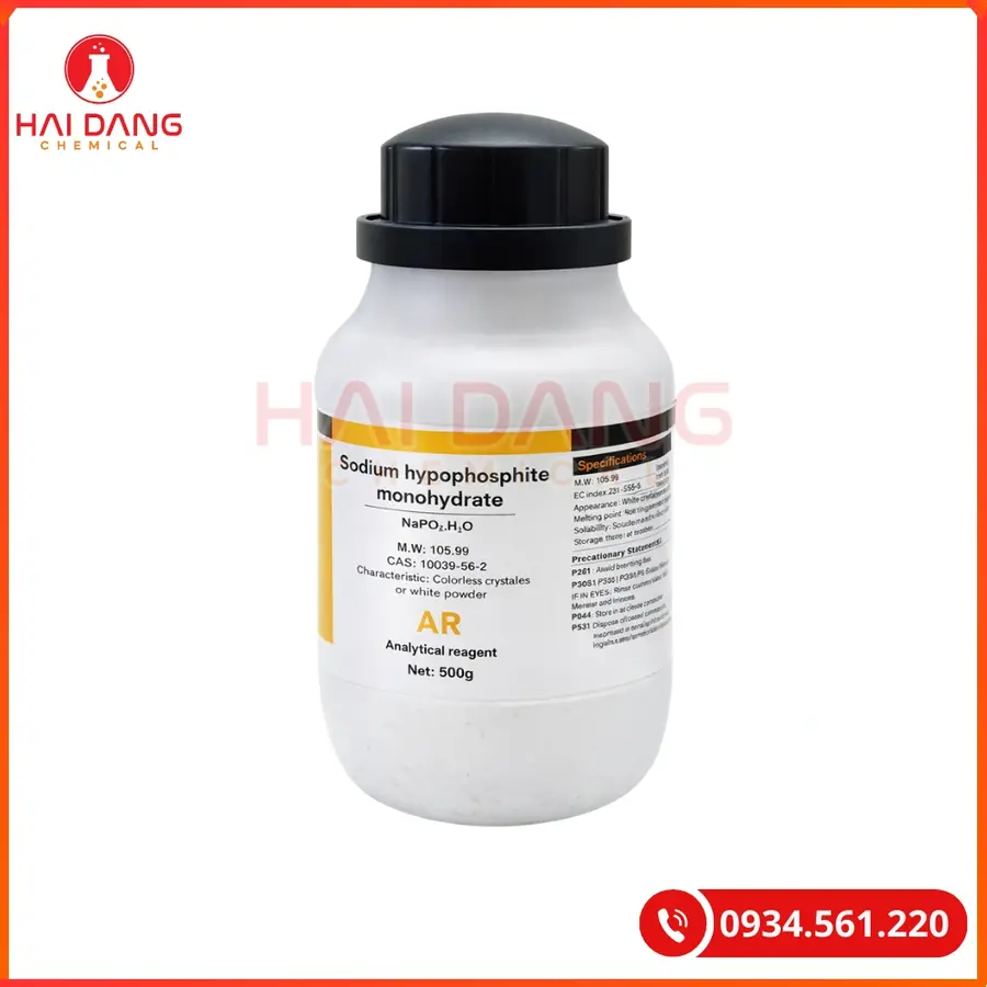 Sodium hypophosphite (NaH2PO2·H2O) Xilong 500g Tại Quảng Ninh