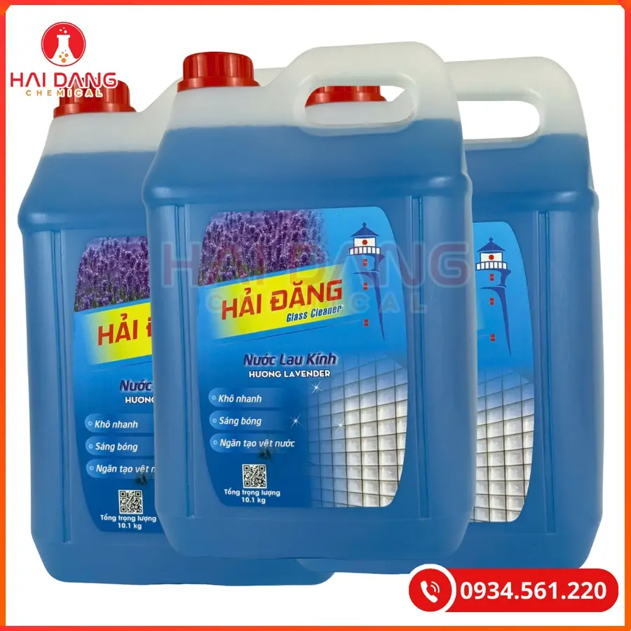 Nước Lau Kính Hương Lavender Hải Đăng Can 10L Tại Quảng Ninh