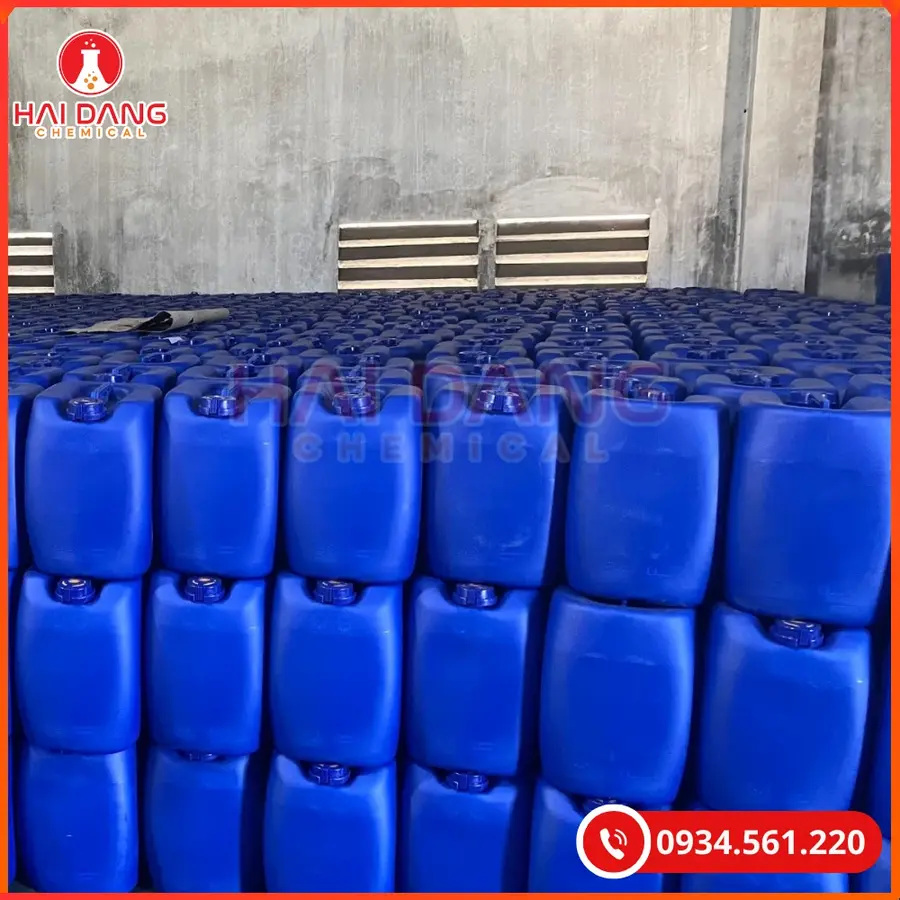 Oxy Già H2O2 Hydrogen Peroxide Hàn Quốc 30kg/can Tại Quảng Ninh