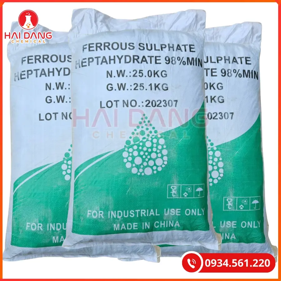 Ferrous Sulphate Heptahydrate FeSo4.7H2O 25kg/bao Tại Quảng Ninh