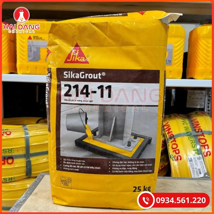 SikaGrout 214-11 Bao 25kg Tại Quảng Ninh