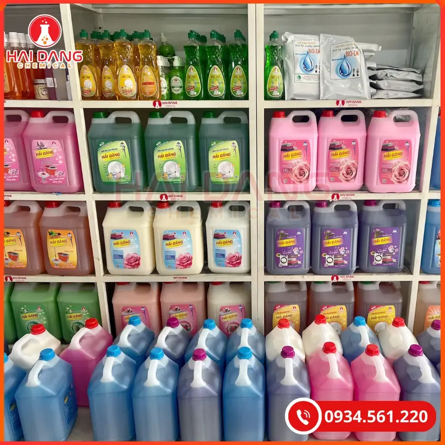 Nước Xả Vải Hải Đăng Hương Hoa Hồng Việt Nam Can 10L Tại Quảng Ninh