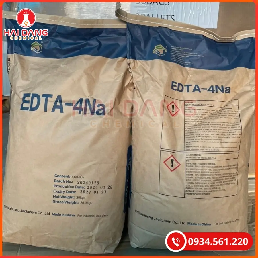 Edta 4Na 25kg/bao Trung Quốc Tại Quảng Ninh