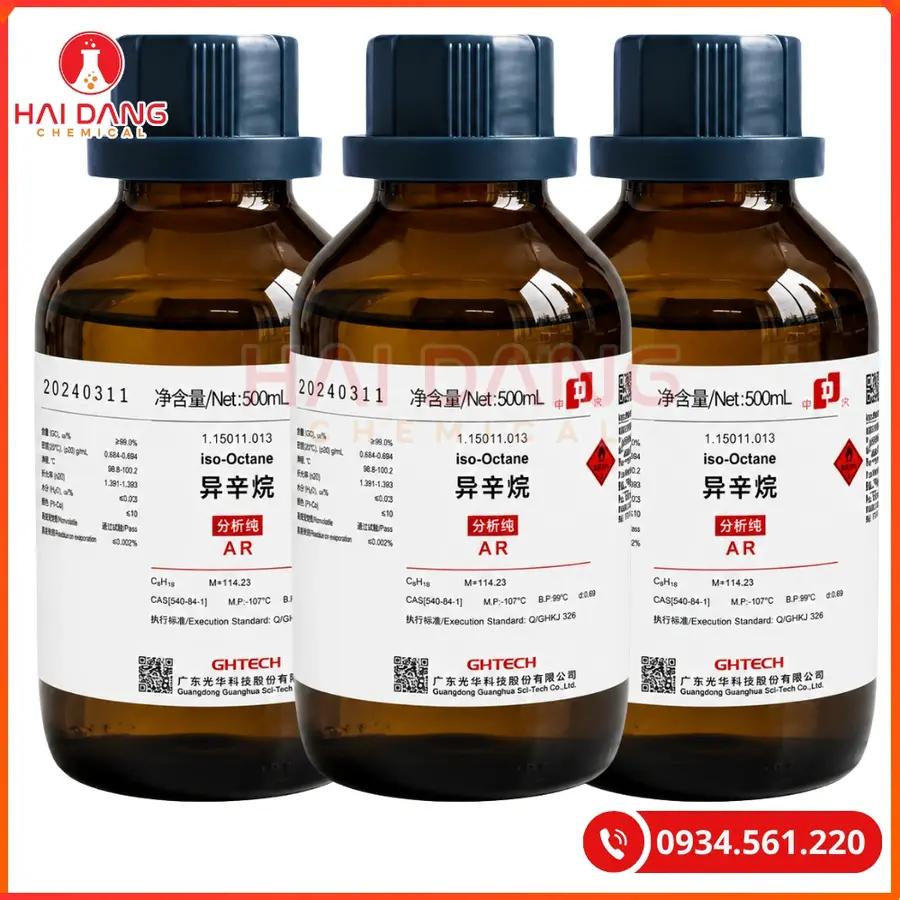 Iso-Octane C8H18 Ghtech 500ml Tại Quảng Ninh