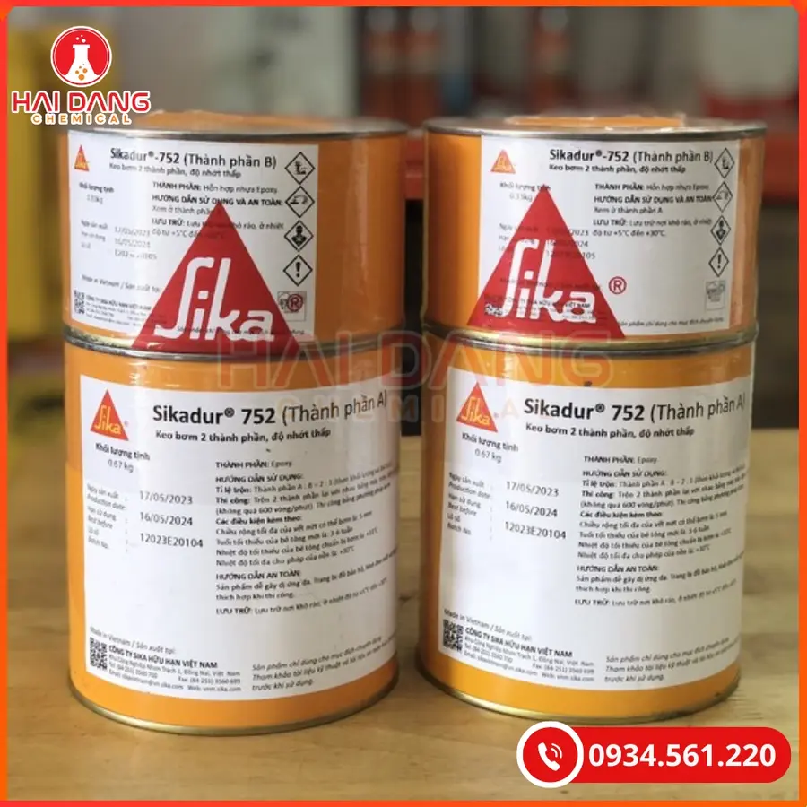SIKADUR 752 - 1kg & 2kg/bộ Tại Quảng Ninh