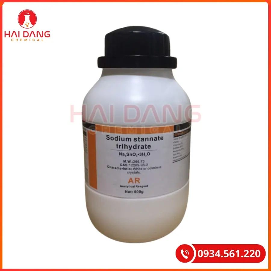 Sodium Stanat (Na2SnO3·3H2O) Xilong 500g Tại Quảng Ninh