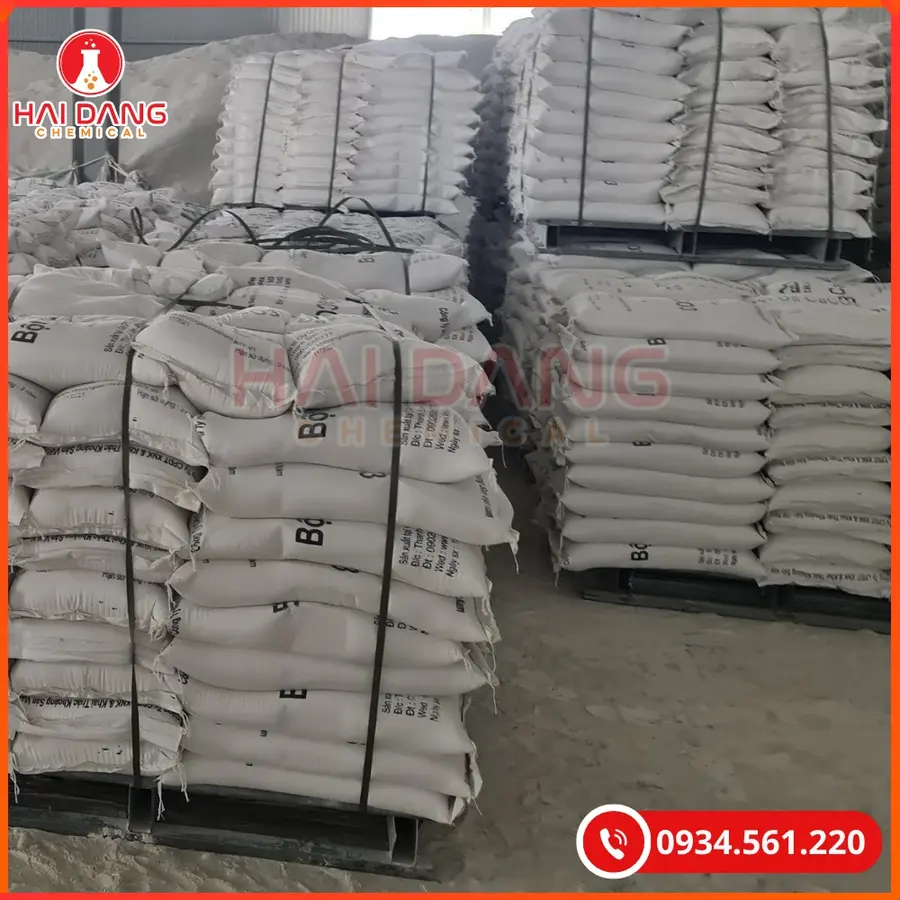 Vôi CaCO3 25kg/bao Tại Quảng Ninh