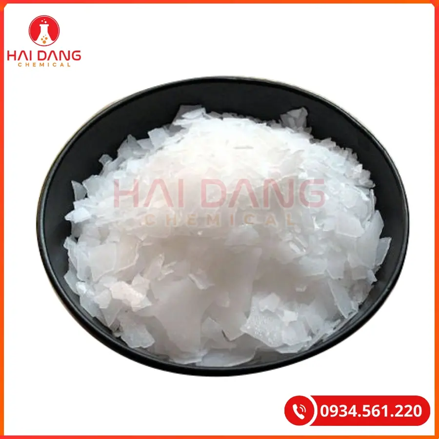 Xút Vảy Sodium Hydroxide NaOH 99% Đài Loan 25kg/bao Tại Quảng Ninh