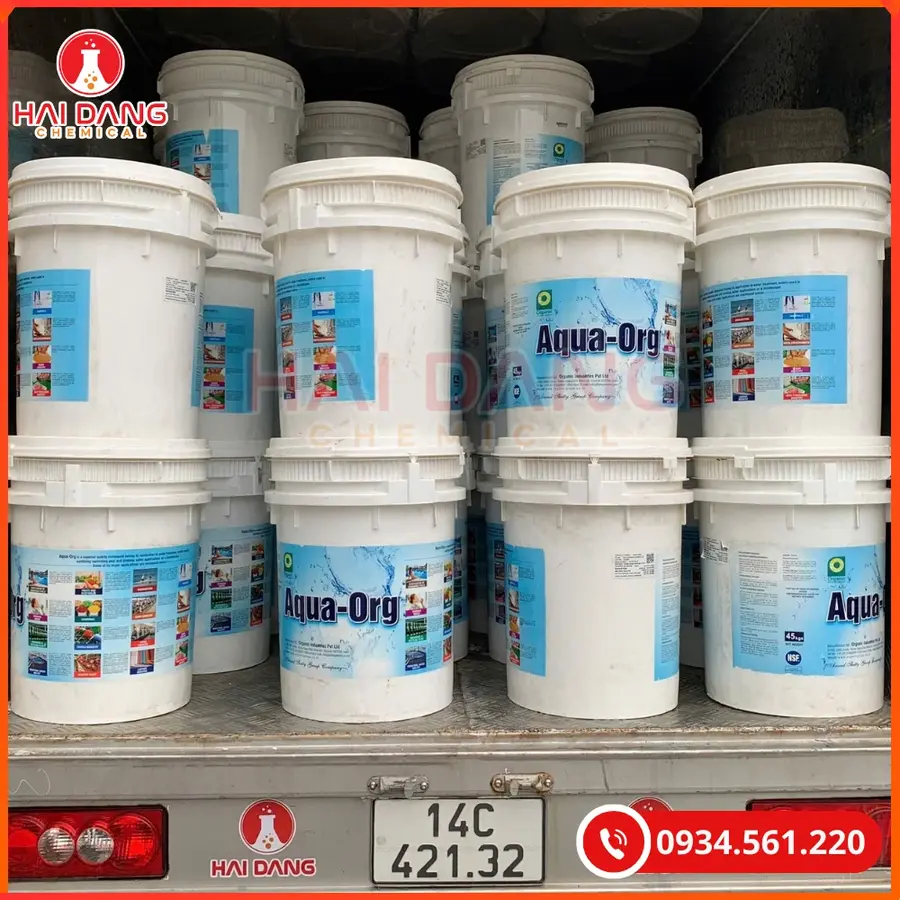 Clorin Ấn Độ ORG Ca(ClO)2 Ấn Độ 45kg/thùng Tại Quảng Ninh