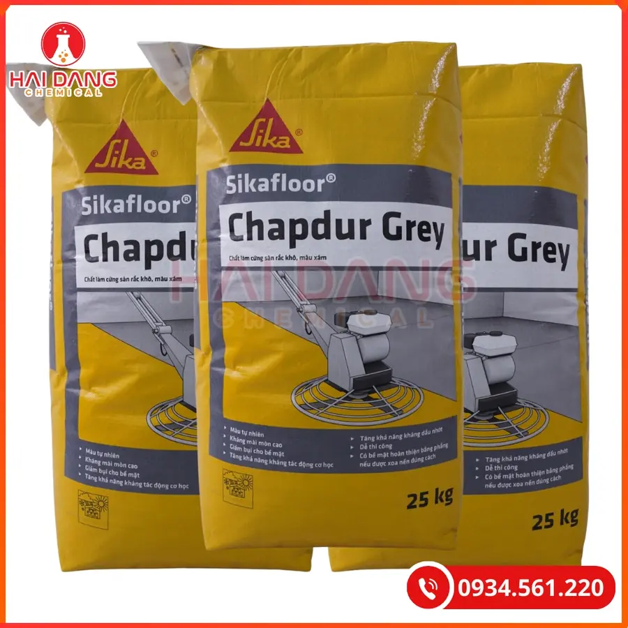 Sikafloor Chapdur Grey Bao 25kg Tại Quảng Ninh